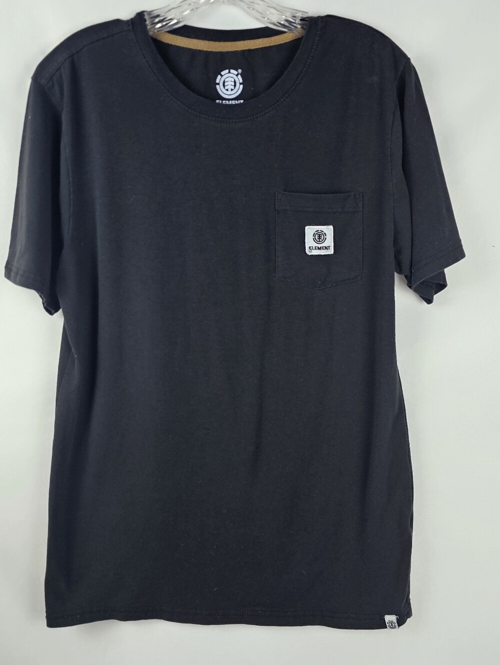 Element The Flex Tee Pocket T-Shirt Men's M Black Streetwear